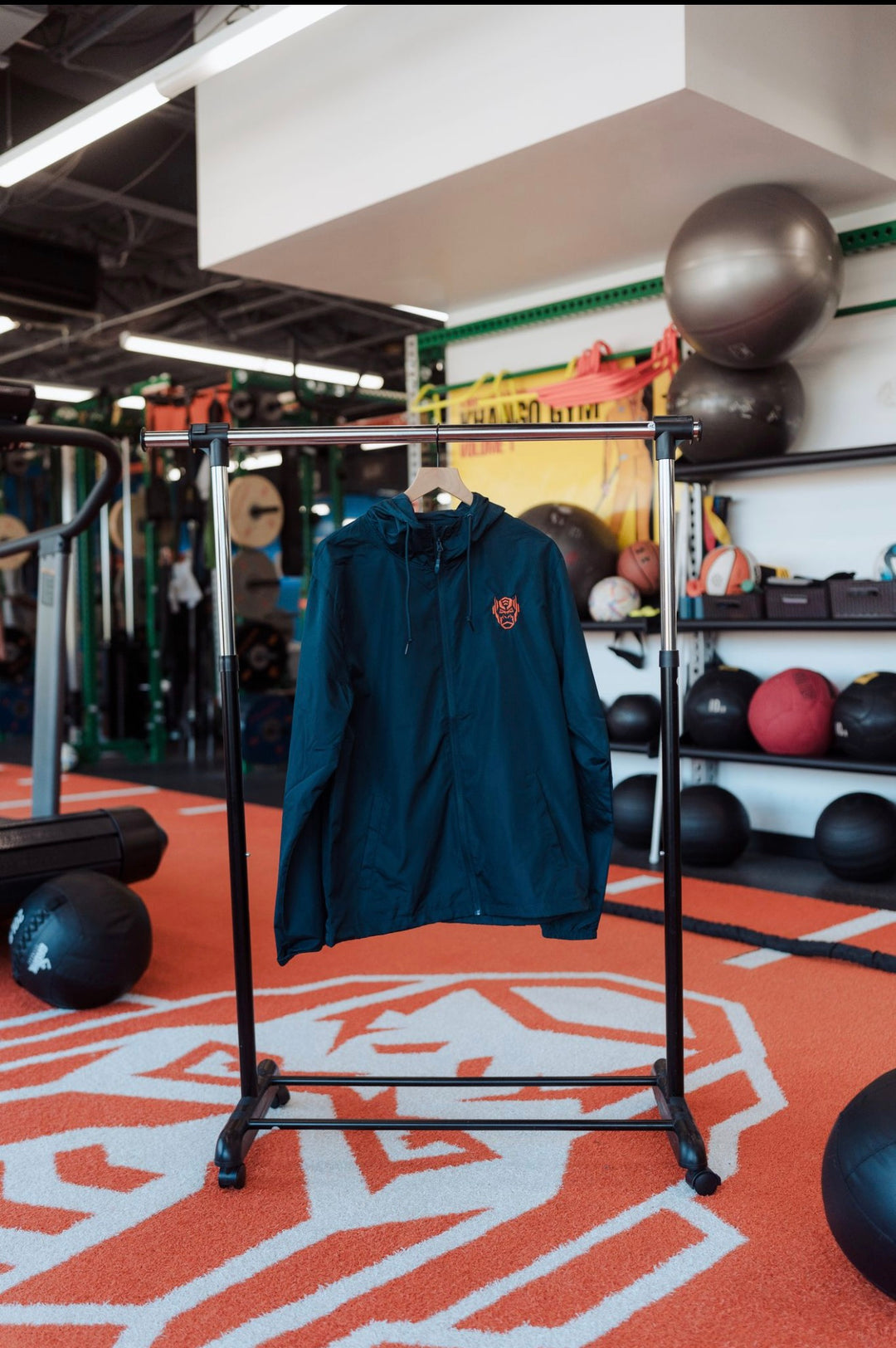 Navy Windbreaker